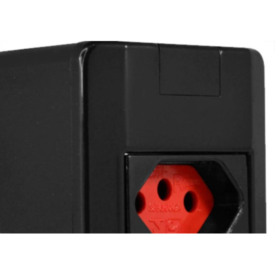 Radial Sistema X Rad.Black C/Pl 1Tomada Vrm 20A Radial Sistema X Rad.Black C/Pl 1Tomada Vrm 20A