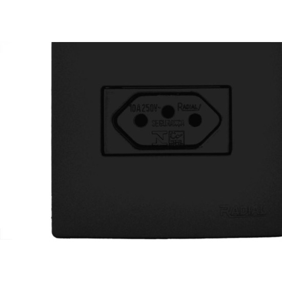 Radial Conj  Ouro Black 2Tomada  Distan