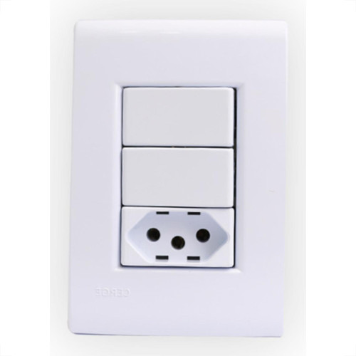 Cerge Conjunto 2 Int + Tomada 10A-7010