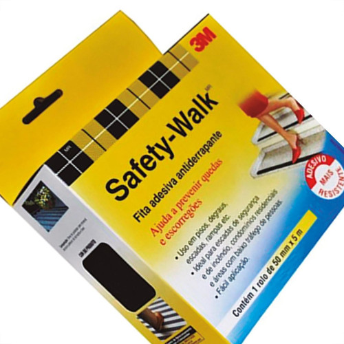 3M Fita Antiderrapante Int.5Mt - Preta 3M Fita Antiderrapante Int.5Mt - Preta