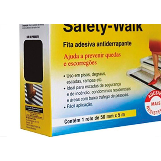 3M Fita Antiderrapante Int.5Mt - Preta 3M Fita Antiderrapante Int.5Mt - Preta