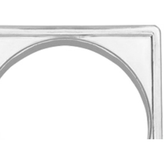 Tecnotrava Porta Grelha Inox Qdr.10