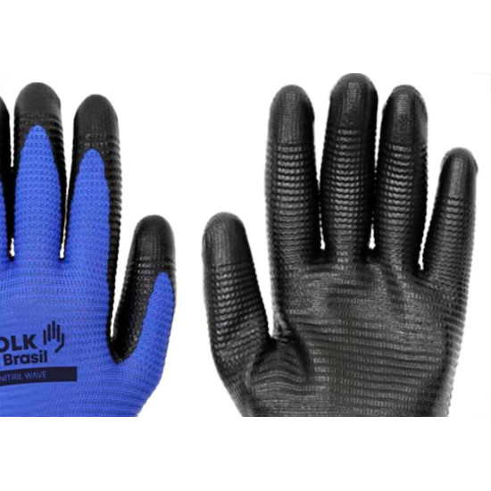Volk Luva Malha Emb.Nitrilica Wave.Eg