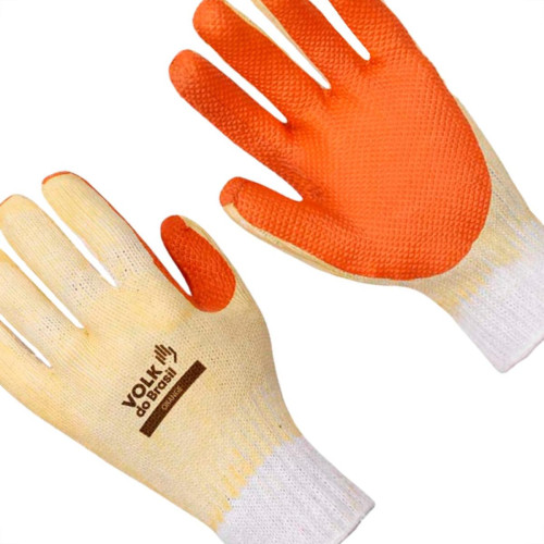 Volk Luva Malha Emborr.Orange .Eg