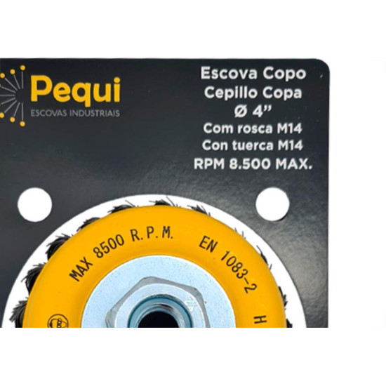 Pequi Escova Copo.Tran .100Xm14-8154