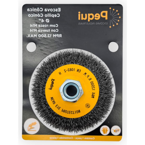 Pequi Escova Conica Ondul-4X3/4