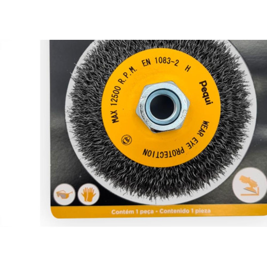 Pequi Escova Conica Ondul-4X3/4