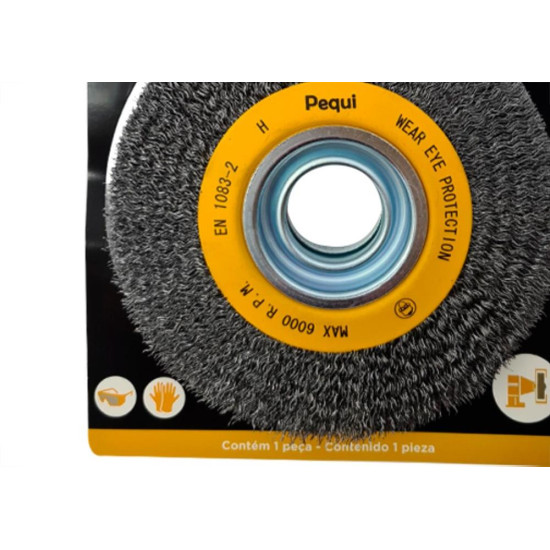 Pequi Escova Circ Carb 6X 3/4-44161