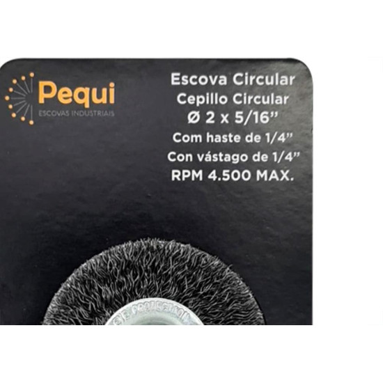 Pequi Escova Circ, Car Ht 50X08-0221