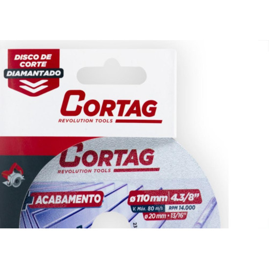 Cortag Disco Diam. Porc/Vidro 110Mm Cortag Disco Diam. Porc/Vidro 110Mm