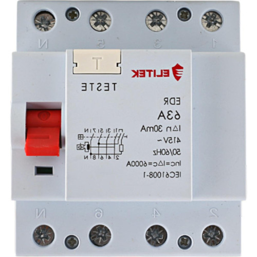 Elitek Interr Fuga Dr 4P 63A 30Ma
