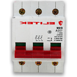 Elitek Disjuntor 3P 10A 3Ka