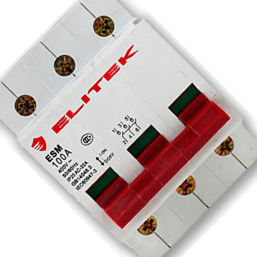 Elitek Disjuntor 3P 10A 3Ka