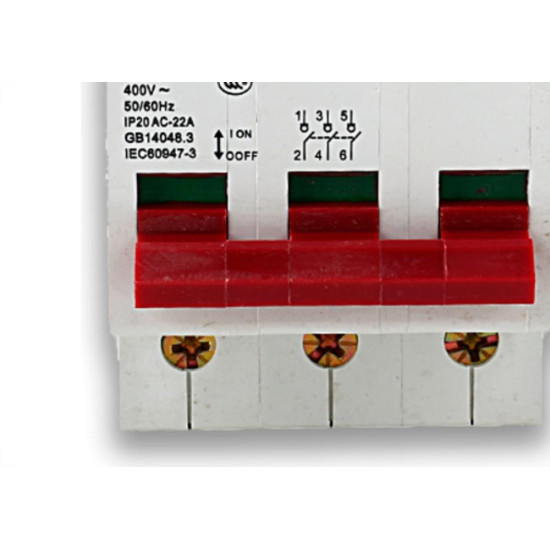 Elitek Disjuntor 3P 10A 3Ka