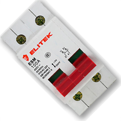 Elitek Disjuntor Ed32.2P 40A Curva C 3Ka Elitek Disjuntor Ed32.2P 40A Curva C 3Ka