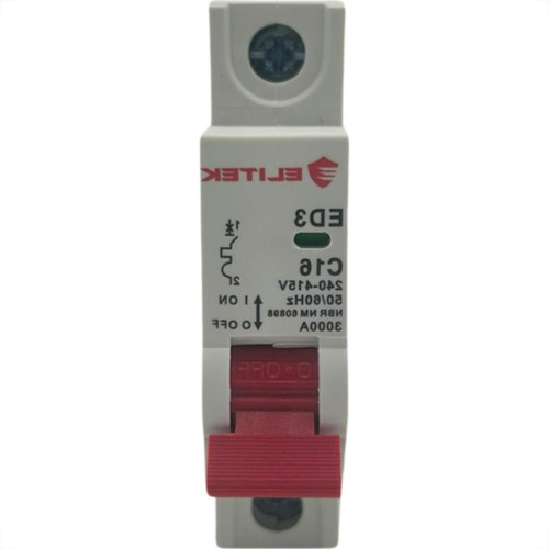 Elitek Disjuntor Ed31.1P 32A Curva C 3Ka Elitek Disjuntor Ed31.1P 32A Curva C 3Ka