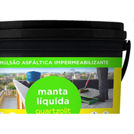 Quartzolit Impermeabilizantes Manta Liquida Quartizolit Preta 3,6Kg