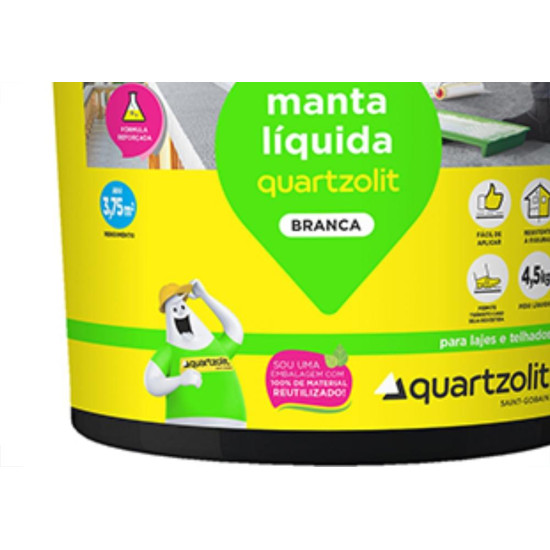Quartzolit Impermeabilizantes Manta Liquida Quartizolit Bca 4,5Kg
