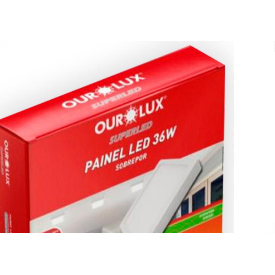 Ourolux Lum.Led Sob Qdr Ouro 36W 6,4K-3211 Ourolux Lum.Led Sob Qdr Ouro 36W 6,4K-3211