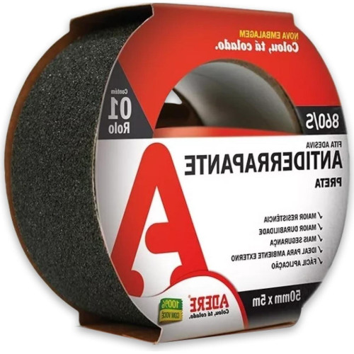 Adere Fita Antiderrapante 860/5 Preta 5Mt