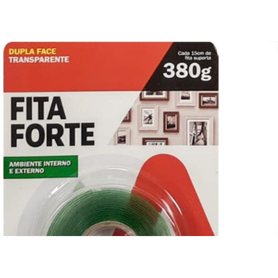 Adere Fita Dupla Face Acr.Inc. 09X 2Mt Adere Fita Dupla Face Acr.Inc. 09X 2Mt