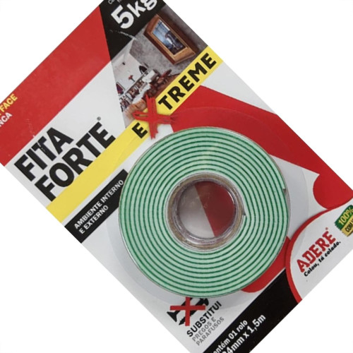 Adere Fita Dupla Face Extrem.24 X1,5M Adere Fita Dupla Face Extrem.24 X1,5M