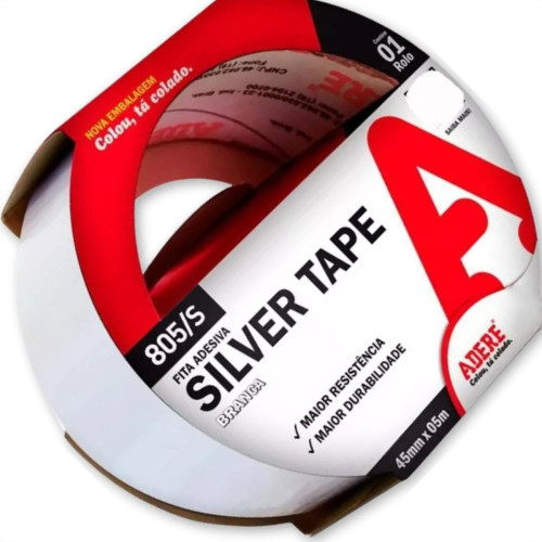 Adere Fita Adesiva Silvert. 45X5M Brca