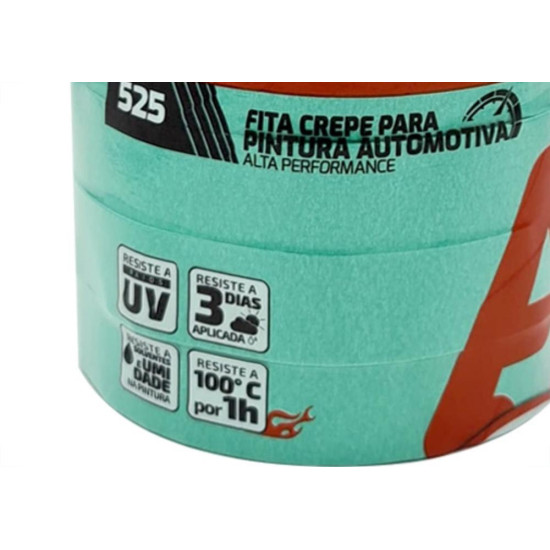 Adere Fita Crepe 525Autom 24Mmx50M