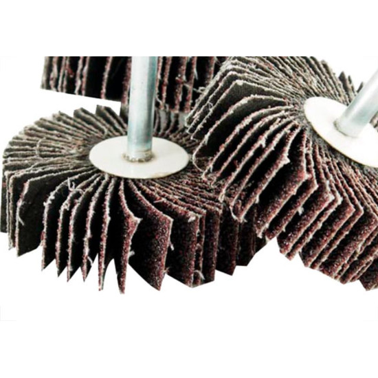Fk Abrasivos Roda De Lixa C/Pino 70 X 20 X100 - Kit C/5 Pc