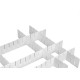Overtime Divisoria De Gaveta Japones C/5Pcs Overtime Divisoria De Gaveta Japones C/5Pcs
