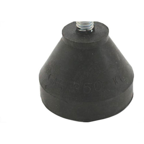 Vibramatt Amortecedor Borracha P/Maquina 600K-1/2 - Kit C/4 Pc