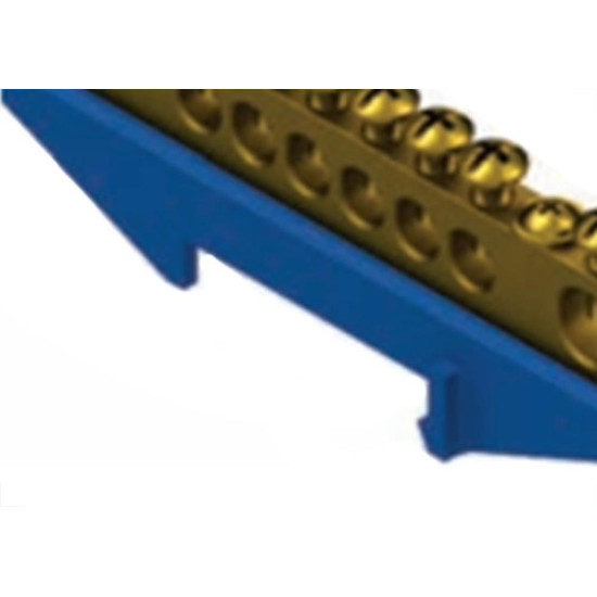 Brum Barramento Neutro 08Term Azul