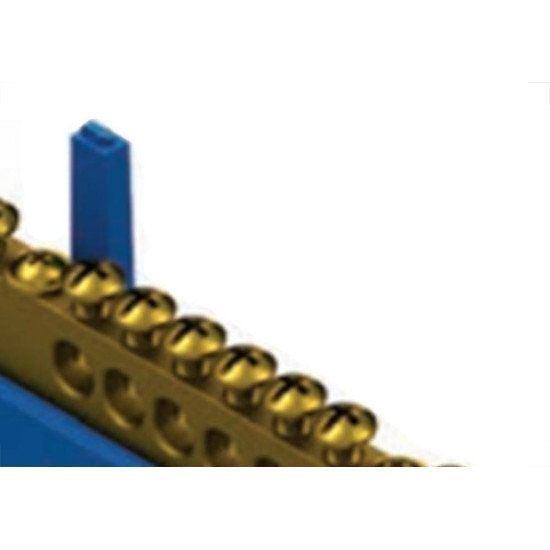 Brum Barramento Neutro 08Term Azul