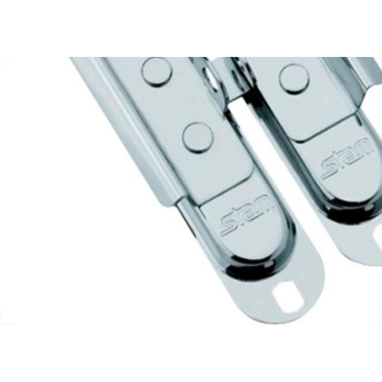 Inca Tranqueta C/Trava Cromada 555 - Kit C/12 Pc