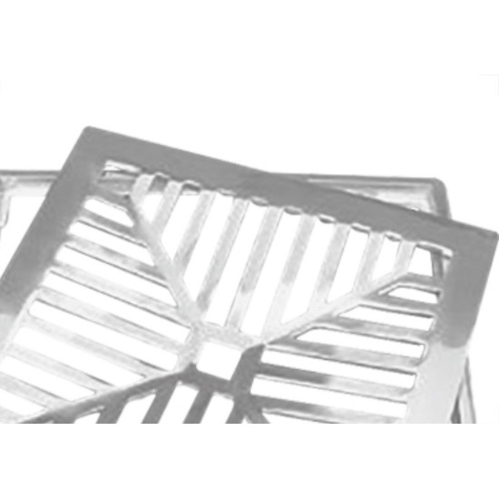 Ac Grelha Aluminio C/P.Grelha Ven 20X20 Ac Grelha Aluminio C/P.Grelha Ven 20X20