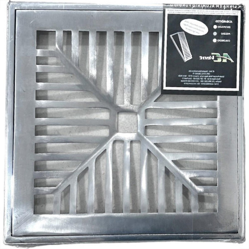 Ac Grelha Aluminio C/P.Grelha Ven 25X25 Ac Grelha Aluminio C/P.Grelha Ven 25X25