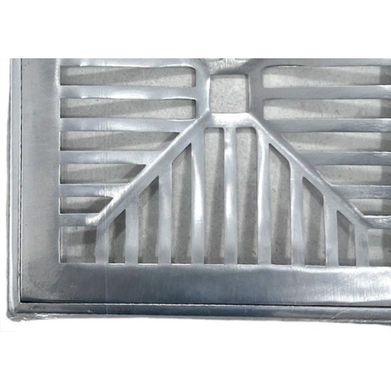 Ac Grelha Aluminio C/P.Grelha Ven 25X25 Ac Grelha Aluminio C/P.Grelha Ven 25X25