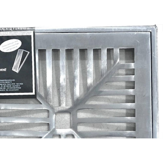 Ac Grelha Aluminio C/P.Grelha Ven 25X25 Ac Grelha Aluminio C/P.Grelha Ven 25X25