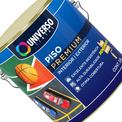 Universo Tinta Piso 3,6Lt Amarelo