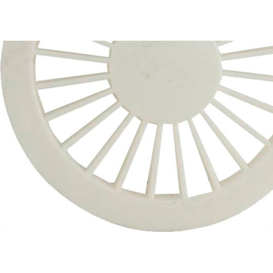 Luconi Grelha Plast.Redonda Bco 100 - Kit C/10 Pc Luconi Grelha Plast.Redonda Bco 100 - Kit C/10 Pc