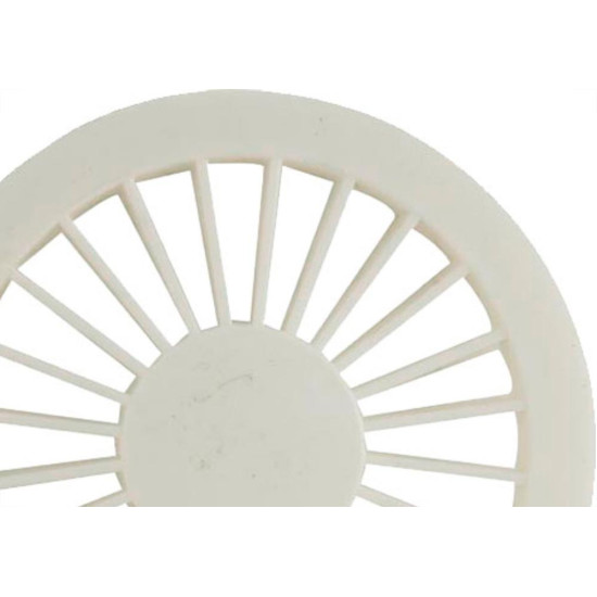 Luconi Grelha Plast.Redonda Bco 100 - Kit C/10 Pc Luconi Grelha Plast.Redonda Bco 100 - Kit C/10 Pc