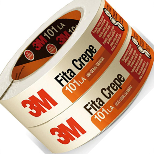 3M Fita Crepe 101La Uso Ger.48X50M - Kit C/2 Rl 3M Fita Crepe 101La Uso Ger.48X50M - Kit C/2 Rl