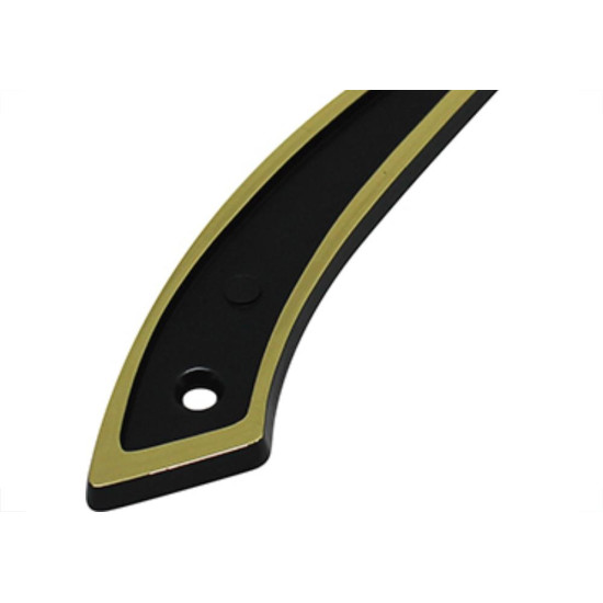 Emave Numero Colonial Preto/Dourado N.7 - Kit C/10 Pc Emave Numero Colonial Preto/Dourado N.7 - Kit C/10 Pc