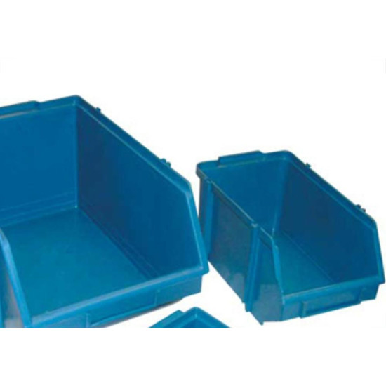 Caixaplast Gaveteiro P/Prateleira Azul 08 - Kit C/12 Pc