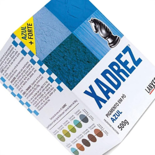 Xadrez Po Azul 500 Grs...