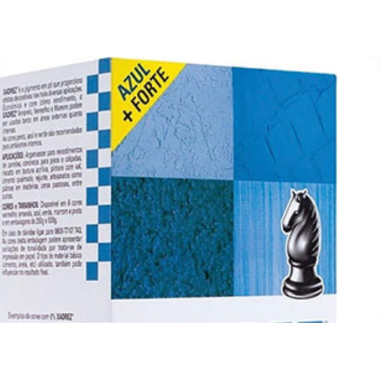 Xadrez Po Azul 500 Grs...