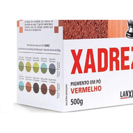 Xadrez Po Vermelho 500 Grs