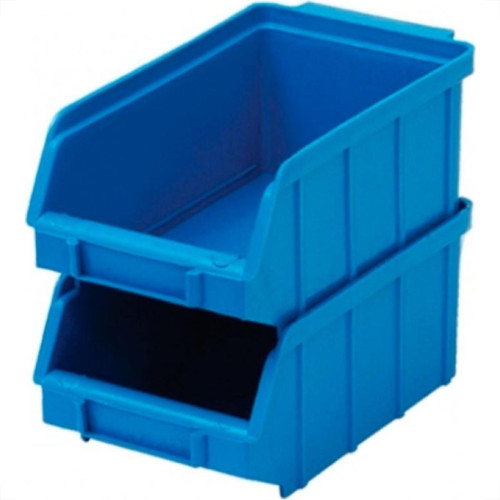 Caixaplast Gaveteiro P/Prateleira Azul 04 - Kit C/48 Pc Caixaplast Gaveteiro P/Prateleira Azul 04 - Kit C/48 Pc