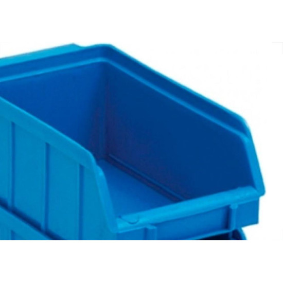 Caixaplast Gaveteiro P/Prateleira Azul 04 - Kit C/48 Pc Caixaplast Gaveteiro P/Prateleira Azul 04 - Kit C/48 Pc