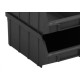 Caixaplast Gaveteiro P/Prateleira Preto 04 - Kit C/48 Pc